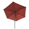 Living Accents Valencia 9 Ft. Tiltable Red Patio Umbrella