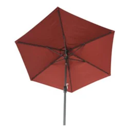 Living Accents Valencia 9 Ft. Tiltable Red Patio Umbrella