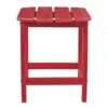 Signature Design By Ashley Sundown Treasure Red Rectangular Plastic Contemporary End Table