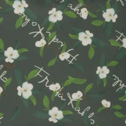 Classic Accessories Frida Kahlo Green/White Flores Dulces Polyester Chair Cushion 5 In. H X 19 In. W -Patio Paradise Shop aa0ee102 f333 454d b784 24d74553385f