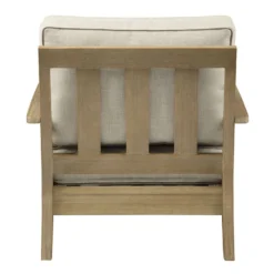 Signature Design By Ashley Clare View Brown Wood Frame Slat Lounge Chair Beige -Patio Paradise Shop aece8d4b ac07 4052 ac55 81cac4640bf9