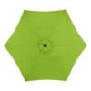 Living Accents 9 Ft. Tiltable Sage Market Umbrella