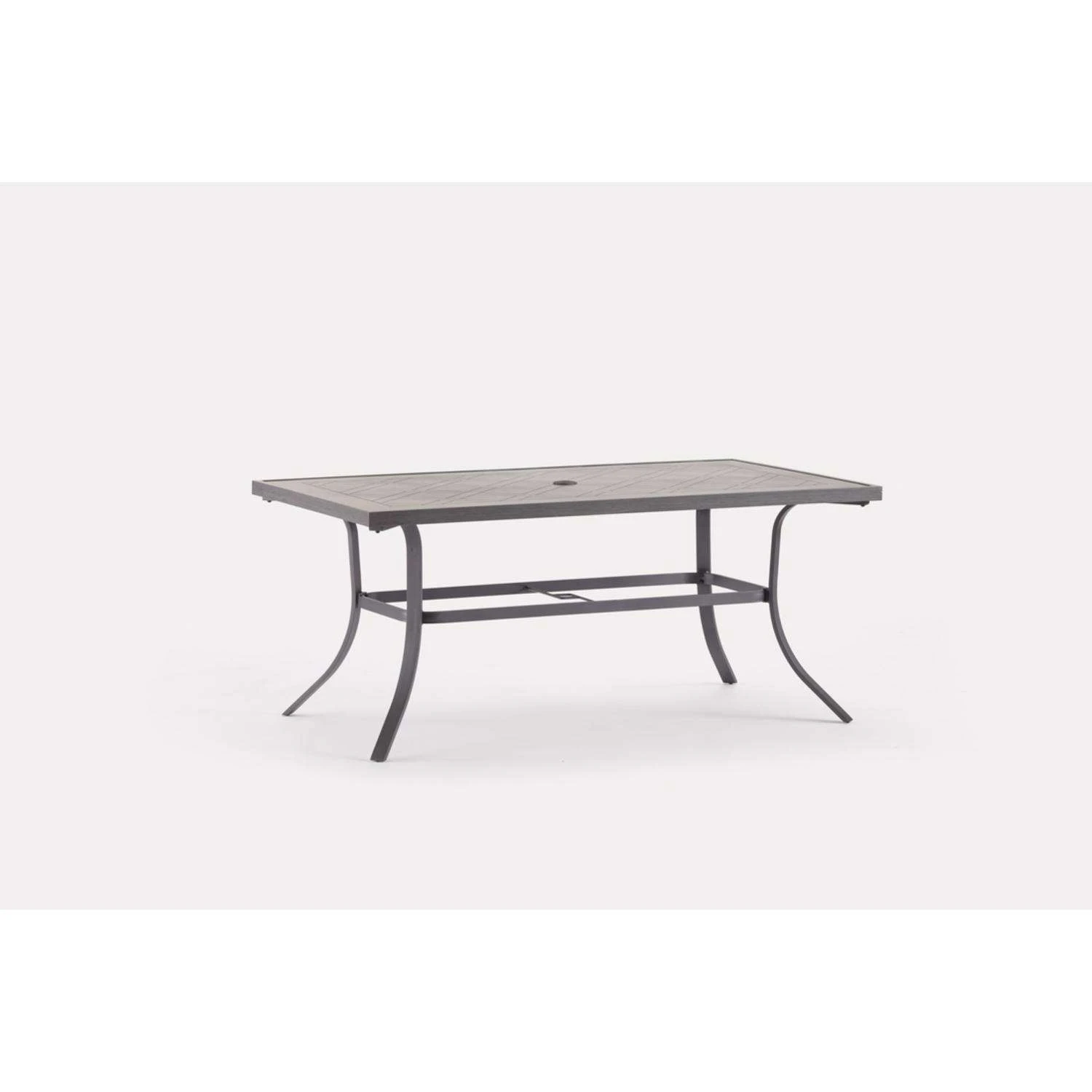 Living Accents Davenport 7 Pc Black Aluminum Swivel Dining Set Navy Blue 3 Living Accents Davenport 7 Pc Black Aluminum Swivel Dining Set Navy Blue - Image 3