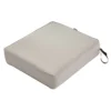 Classic Accessories Montlake Heather Gray Polyester Seat Cushion 5 In. H X 23 In. W X 25 In. L
