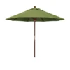 California Umbrella Grove Series 9 Ft. Spectrum Cilantro Market Umbrella