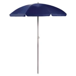 Picnic Time Oniva Vibe 5.5 In. Tiltable Navy Beach Umbrella