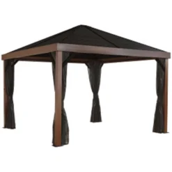 Sojag Valencia Gazebo 10 Ft. H X 12 Ft. W X 12 Ft. L