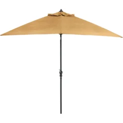 Hanover Brigantine 9 Ft. Tiltable Tan Patio Umbrella