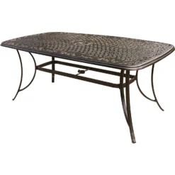 Hanover Manor 7 Pc Bronze Aluminum Dining Set -Patio Paradise Shop c47d91d7 0f3b 4405 8e09 c33427cd5f5f