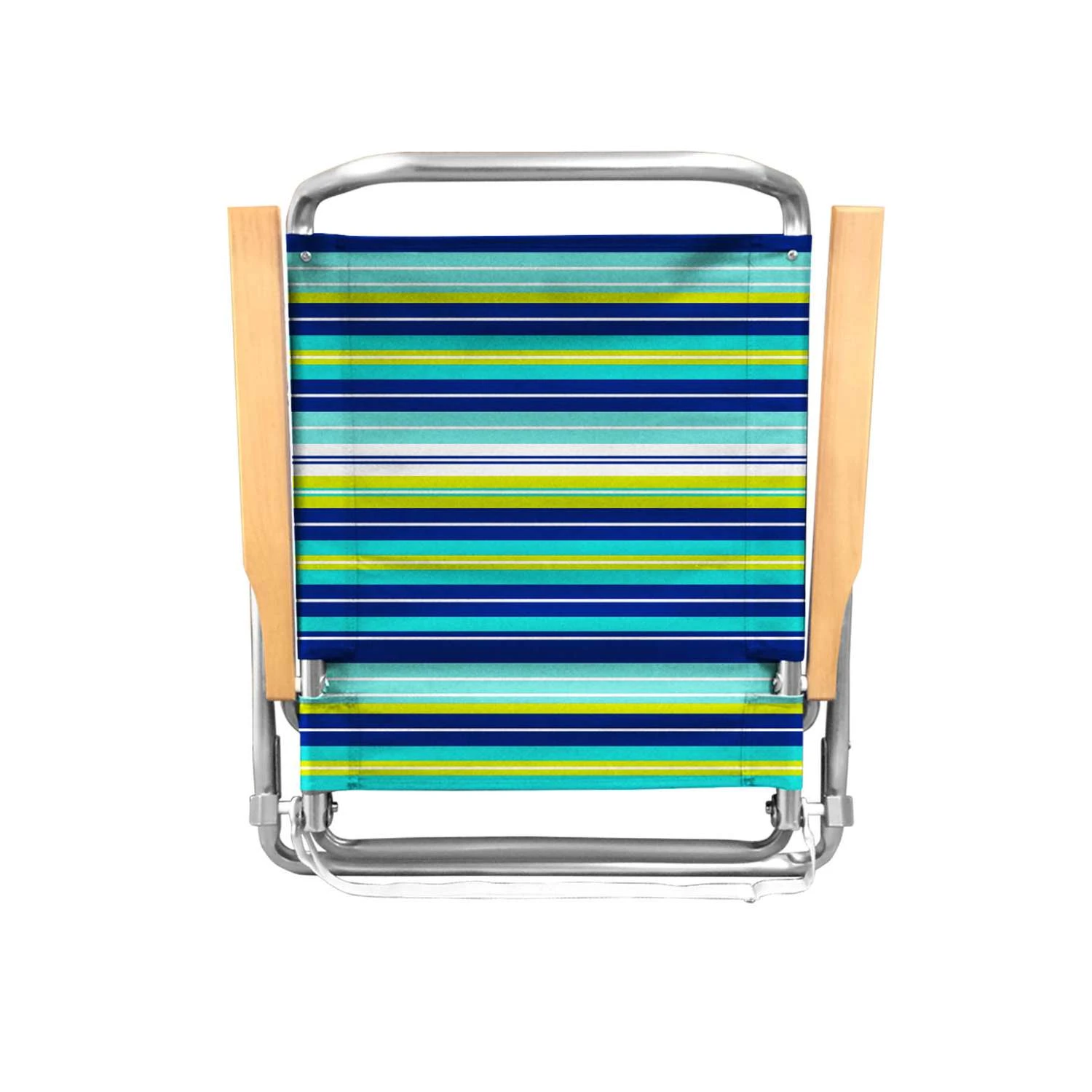 Caribbean Joe Galvanized Silver Aluminum Frame Reclining Lounge Chair 2 Caribbean Joe Galvanized Silver Aluminum Frame Reclining Lounge Chair - Image 2