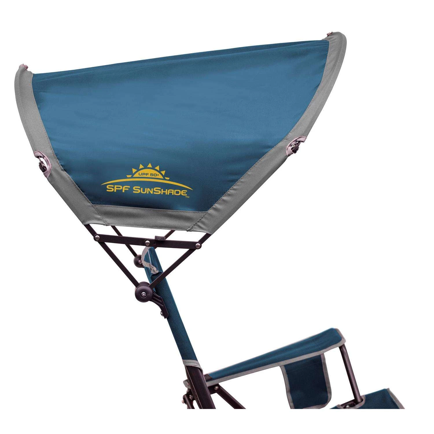 GCI Outdoor SunShade Rocker Neptune Blue Canopy Folding Rocker 2 GCI Outdoor SunShade Rocker Neptune Blue Canopy Folding Rocker - Image 2