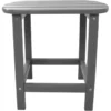 Hanover All-Weather Gray Wood Side Table