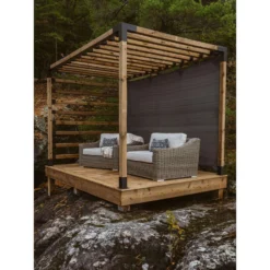 Toja Grid Polyethylene Shade Cloth 8 Ft. H X 12 Ft. W -Patio Paradise Shop cdc67cae ff68 4b72 824f 852d6ac0f495