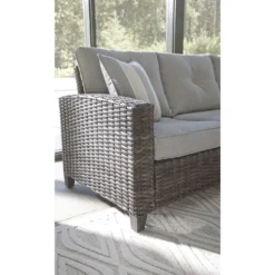 Signature Design By Ashley Cloverbrooke 4 Pc Gray Aluminum Wicker Conversation Set Gray 9 Signature Design By Ashley Cloverbrooke 4 Pc Gray Aluminum Wicker Conversation Set Gray -Patio Paradise Shop d0e28cbf 0e72 4612 9a49 a6d2e78c39d5