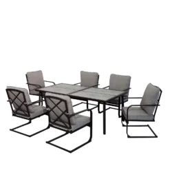 Living Accents Lakehurst 7 Pc Steel Dining Set