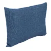 Jordan Manufacturing Blue Polyester Throw Pillow 4 In. H X 12 In. W X 18 In. L