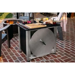 Breeo X Series Black Rectangular HDPE Patio Table -Patio Paradise Shop d9f13eea 7788 4f31 bd18 899a15399c0f