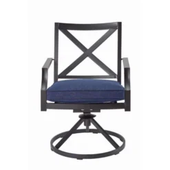 Living Accents Salem 5 Pc Dining Set Navy -Patio Paradise Shop da064969 dcc0 4c17 ba4f 1c03f4579d58