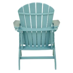 Signature Design By Ashley Sundown Treasure Turquoise HDPE Frame Adirondack Armchair -Patio Paradise Shop dcd1b0ba b752 44a0 919d a4b1a7cc1e00