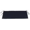 Jordan Manufacturing Navy Knife Edge Polyester Bench Cushion 3.5 In. H X 18 In. W X 48 In. L