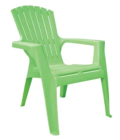Adams® Adams Kids Adirondack Summer Green Polypropylene Frame Adirondack Chair
