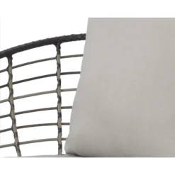 Living Accents Southport Brown Wicker Frame Egg Loveseat Set Beige -Patio Paradise Shop e00574ca 3bcd 4a8a 8dae e11b156d5786