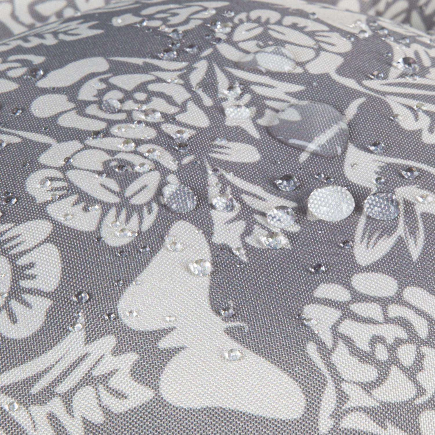 Classic Accessories Frida Kahlo Gray Flores Eternas Polyester Chair Cushion 5 In. H X 19 In. W X 19 5 Classic Accessories Frida Kahlo Gray Flores Eternas Polyester Chair Cushion 5 In. H X 19 In. W X 19 - Image 5