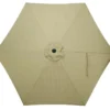 Quik Shade 9 Ft. Tiltable Tan Market Umbrella