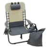 Rio Gray Hi-Back Backpack Chair