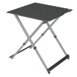 GCI Outdoor Compact Camp Table 25 Black Rectangular Aluminum Folding Camp Table