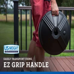 US Weight Black Classic Resin Umbrella Base -Patio Paradise Shop e35bb5ff 80e9 435c b35f 9f2589d99f95