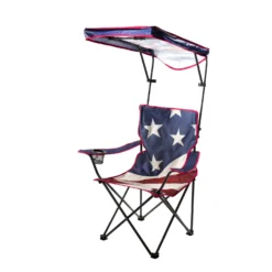 Quik Shade Red/White/Blue USA Canopy Folding Chair