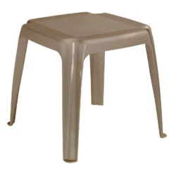 Adams® Adams Portobello Square Resin Stackable Side Table