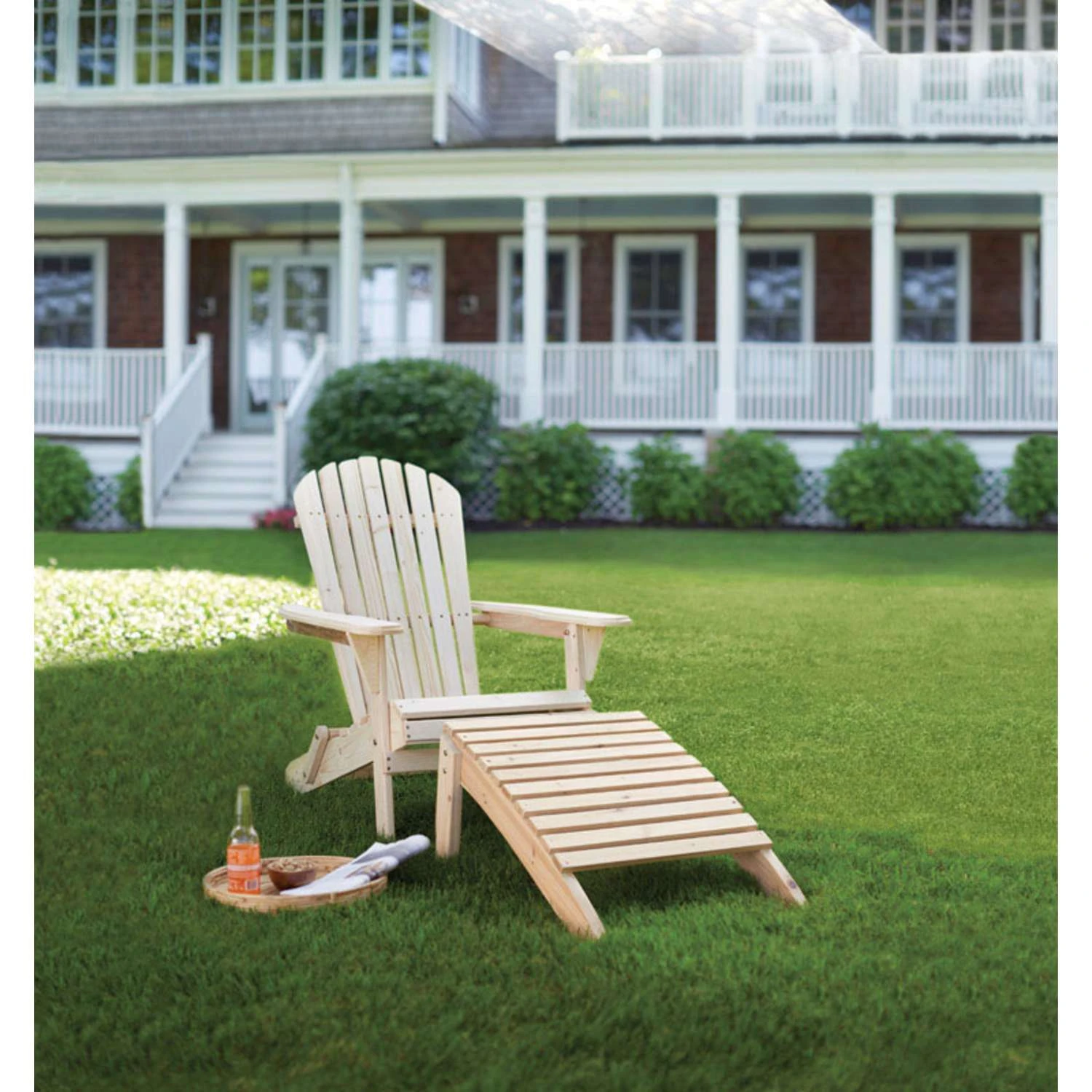 Living Accents Natural Wood Frame Chair 3 Living Accents Natural Wood Frame Chair - Image 3