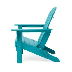 Glitzhome Aqua HDPE Frame Adirondack Chair -Patio Paradise Shop f1c5341b cd82 4b1b bbc5 62d85a7d3467