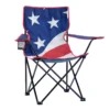 QuikShade Red/White/Blue USA Classic Folding Quad Chair
