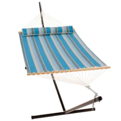 Algoma 55 In. W X 13 Ft. L 1 Person Multi-color Hammock -Patio Paradise Shop f2e2dc4f 3145 47dc 8e32 57111cf410d9