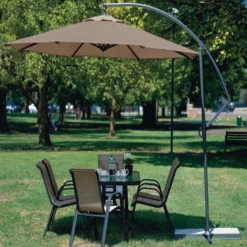 Coolaroo 10 Ft. Tiltable Mocha Patio Umbrella -Patio Paradise Shop f38e91e5 1755 4868 8502 d696dd552e2a