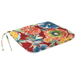 Jordan Manufacturing Multicolored Mono Polyester Seat Cushion 3 In. H X 15 In. W X 18 In. L