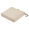 Classic Accessories Montlake Antique Beige Polyester Seat Cushion 3 In. H X 19 In. W X 19 In. L