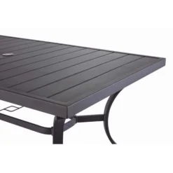 Living Accents Ainsley 7 Pc Gray Swivel And Sling Dining Set Gray -Patio Paradise Shop fe03b4aa c08e 4794 8376 743d366c8475