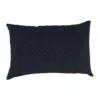 Jordan Manufacturing Black Polyester Throw Pillow 4 In. H X 12 In. W X 18 In. L