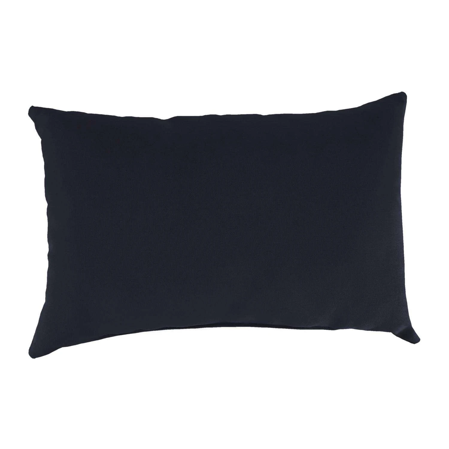 Jordan Manufacturing Black Polyester Throw Pillow 4 In. H X 12 In. W X 18 In. L 1 Jordan Manufacturing Black Polyester Throw Pillow 4 In. H X 12 In. W X 18 In. L